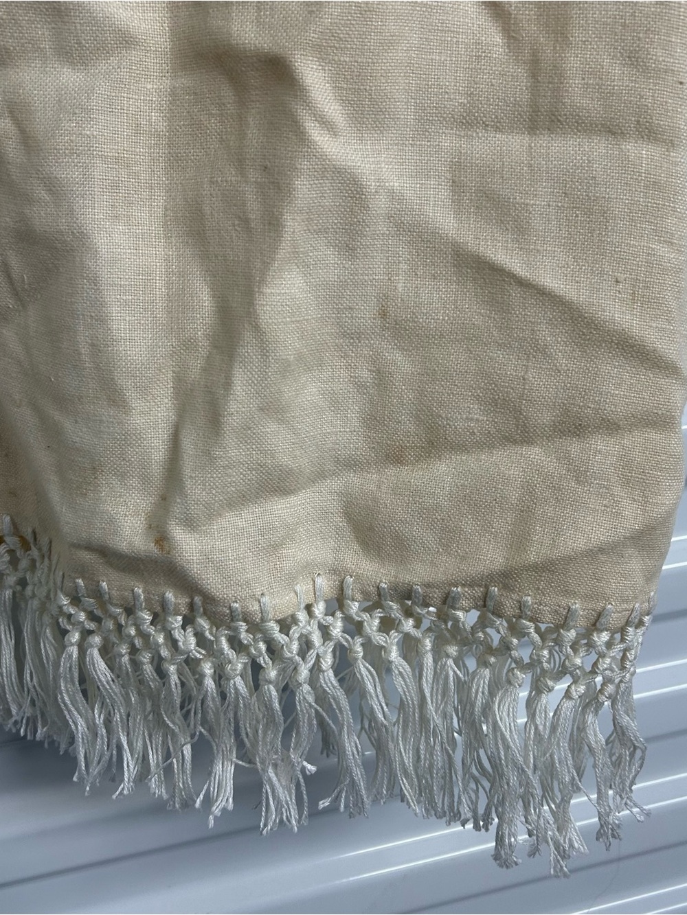 DKNY Cream Fringe Tank Top - Picture 5 of 12